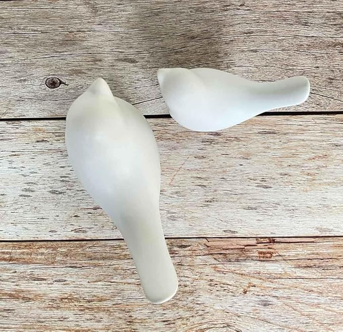 White Bedroom Decor Aesthetic, Ceramic Decor Birds White Decor for Shelves, Small Decor Items for Shelf Decor Accents, Decorative Birds Figurines Decorations for Living Room Table top Decor - LeafyLoom