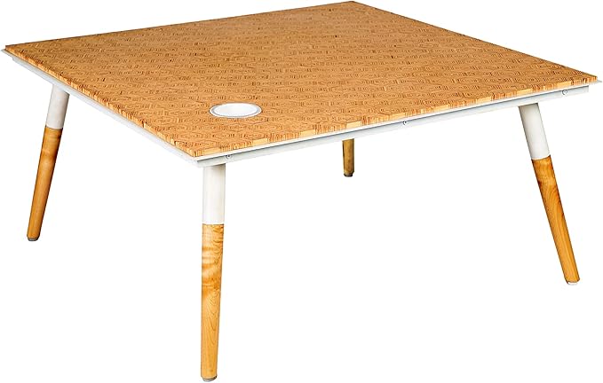 NicBex Coffee Table Wooden Coffee Table with Storage Rectangle Center Tables with Strong Legs Dining Table for Living Room, Dining Room, Office, and Bedroom,31" W, Brown+White - LeafyLoom