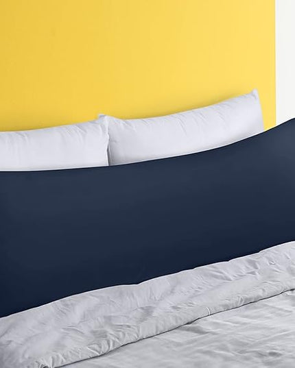 Utopia Bedding Full Body Pillow for Adults (Navy, 20 x 54 Inch), Long Pillow for Sleeping, Large Pillow Insert for Side Sleepers - LeafyLoom