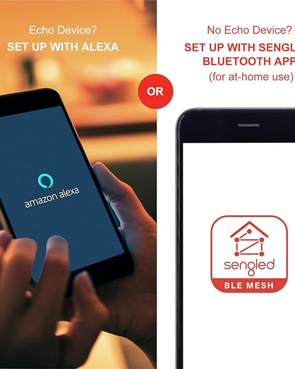 Sengled Smart Edison Bulbs, S1 Auto Pairing with Alexa Devices, Vintage Smart Light Bulbs That Work with Alexa, Bluetooth Mesh Smart ST19 Led Bulb 60 Watt Equivalent, 2000K E26 (2 Pack) Sengled