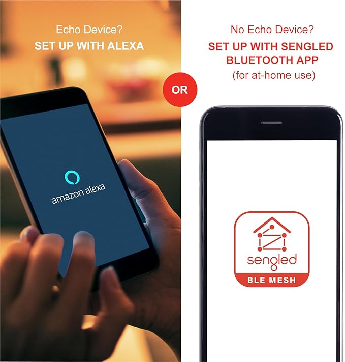 Sengled Smart Edison Bulbs, S1 Auto Pairing with Alexa Devices, Vintage Smart Light Bulbs That Work with Alexa, Bluetooth Mesh Smart ST19 Led Bulb 60 Watt Equivalent, 2000K E26 (2 Pack) Sengled