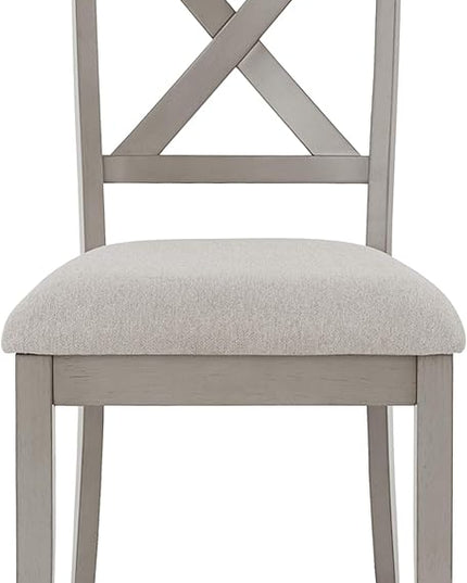 Signature Design by Ashley Parellen Modern Farmhouse Upholstered Dining Chair, Set of 2, Gray - LeafyLoom