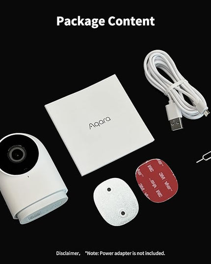 Aqara Security Camera Hub Indoor G2H Pro, 1080p HD HomeKit Secure Video Indoor Camera, Night Vision, Two-Way Audio, Zigbee Hub, Plug-in Cam Works with Alexa, Homekit, Compatible with Google Assistant Aqara