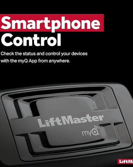 LiftMaster 828LM - Internet Gateway - Only Works with LiftMaster Security+ 2.0 Garage Door Openers - Smart Control for MyQ-Enabled Devices Including Garage Door Openers & Gate Operators LiftMaster