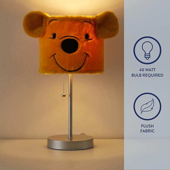 Idea Nuova Disney Winnie The Pooh Figural Plush Shade Table Lamp - LeafyLoom