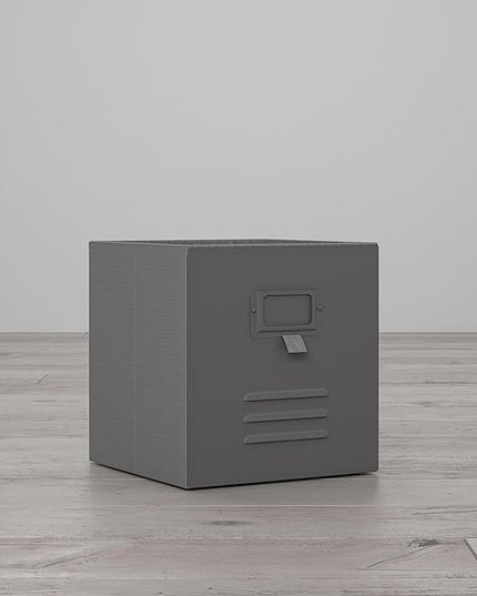 Little Seeds Nova Metal Locker 3 Pack-Graphite Grey Storage Bins - LeafyLoom