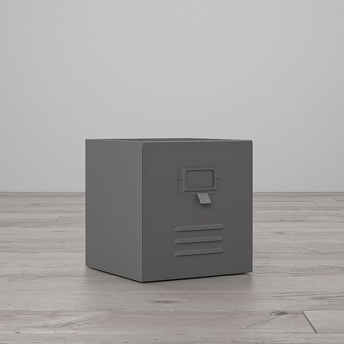 Little Seeds Nova Metal Locker 3 Pack-Graphite Grey Storage Bins - LeafyLoom