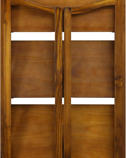 Casual Home Stratford 3-Shelf Folding Bookcase-Warm Brown - LeafyLoom