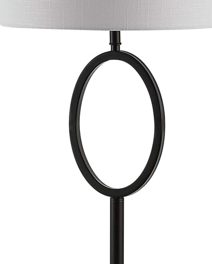 JONATHAN Y JYL1089B April 61" Metal Modern Contemporary LED Floor Lamp, Modern, Contemporary, Glam, Traditional, Office, Living Room, Family Room, Dining Room, Bedroom, Foyer, Oil Rubbed Bronze - LeafyLoom