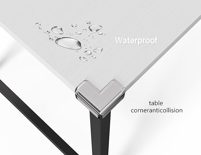 HOMIDEC Office Desk, Computer Desk with Drawers 47" Study Writing Desks for Home with Storage Shelves, Desks & Workstations for Home Office Bedroom - LeafyLoom