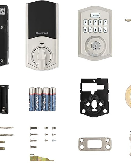 Kwikset Home Connect 620 Smart Lock Deadbolt with Z-Wave Technology, Works with Ring Alarm, Samsung Smartthings and More, Z-Wave Hub Required, Traditional Design in Satin Nickel Kwikset
