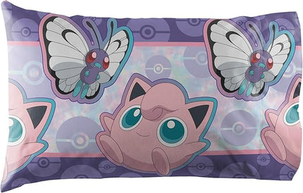 Northwest Pokemon Bed in a Bag Set, Full, Friendly Battle - LeafyLoom