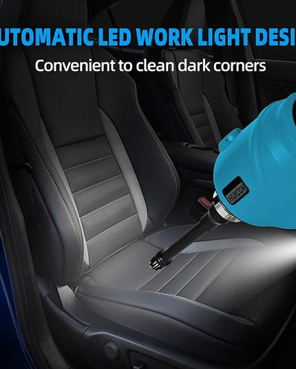 Cordless Dust Blower for Makita 18V Battery, Brushless Handheld Air Blower Compressed Air Duster 447 MPH for Garages Workshop Sawmill Room Home Cleaning(Battery Not Included) - LeafyLoom