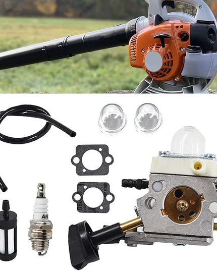 munirater Carburetor,Replacement for BG86 SH56 SH86 SH86C Carb Replacement for ZAMA C1M-S261B Leaf Blower with Primer Bulb Spark Plug Fuel Filter Gasket - LeafyLoom