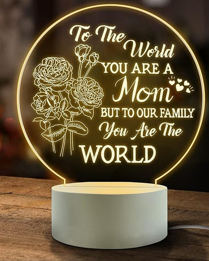 Mother's Gift-Best Mom Birthday Gifts from Daughter Son，Mom Birthday Gifts Night Light，Room Decoration Mom's Gifts - LeafyLoom