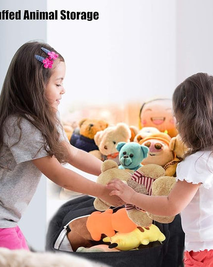 Bean Bag Chair Cover (No Filler) Stuffed Animal Storage Bean Bag Cover Pets Dogs/Cats Lazy Beds. Washable Ultra Soft Corduroy Stuffed for Organizing Plush Toys or Textile, Sack Bean Bag - LeafyLoom