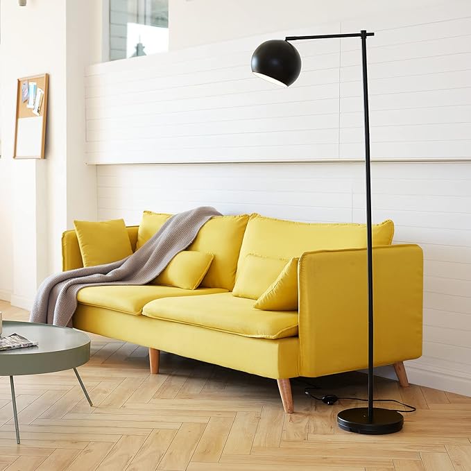 Globe Electric 67503 Floor Lamps, Molly (Black) - LeafyLoom