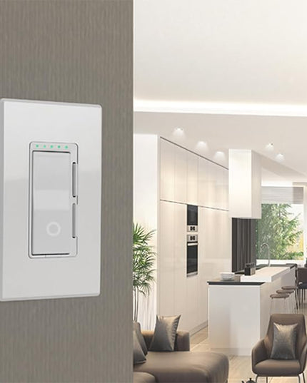 Feit Electric Smart Dimmer Switch, Neutral Wire Required for Installation, Compatible with Amazon Alexa and Google Assistant, Smart Dimmer Light Switch, White, Model:DIM/WiFi FeitElectricCompany