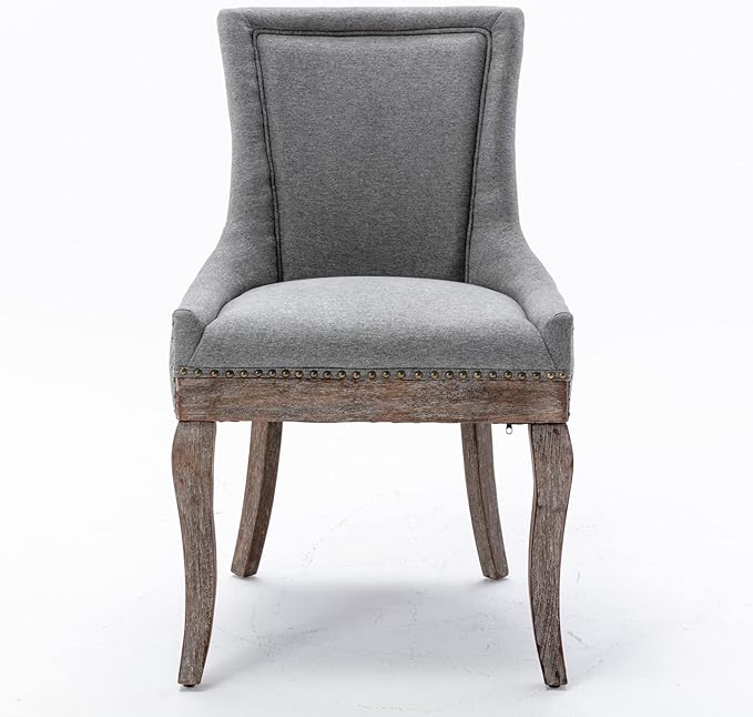 NicBex Haerin-SD-00084-LWJ Dining Chairs, 24"x21.6"x36.4", Gray - LeafyLoom