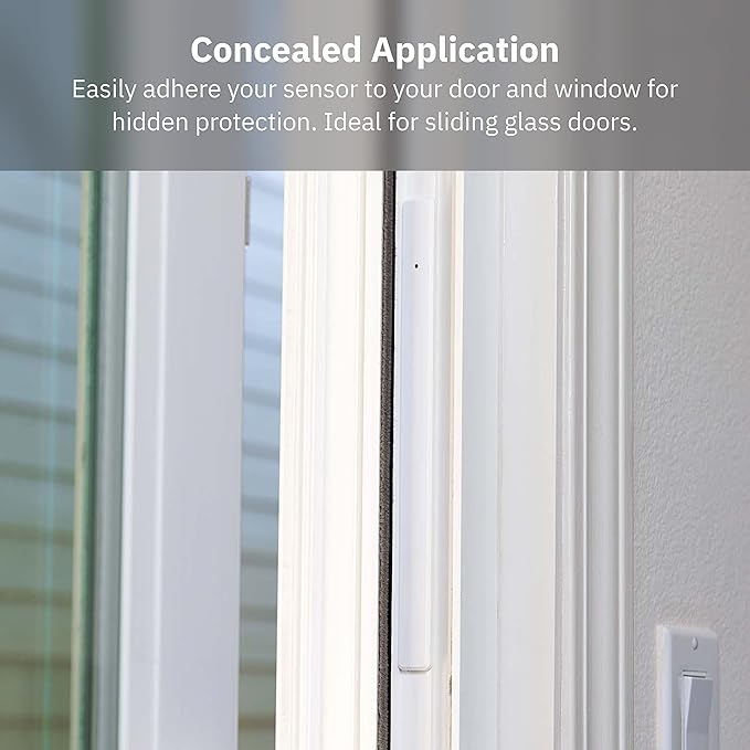 Abode Slim Strip Sensor | Be Alerted to Doors/Windows Opening & Closing | Works with Apple HomeKit & Alexa | Requires Abode Hub Abode
