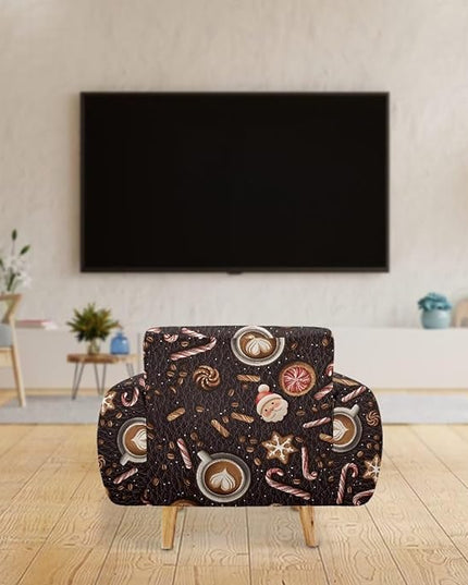FKELYI Christmas Sofa Slipcover Washable Sofa Couch Cover Comfortable Furniture Protector with Elastic Bottom Stretch Sofa Slipcovers S FKELYI
