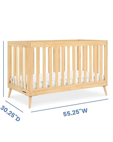 Delta Children Essex 4-in-1 Convertible Crib, Natural - LeafyLoom
