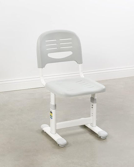 VIVO Gray Height Adjustable Kids Desk Chair, Chair Only, Designed for Interactive Workstation, Universal Children's Ergonomic Seat, DESK-V201G-CH - LeafyLoom