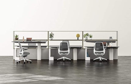Steelcase Series 1 Office Chair - Ergonomic Work Chair with Wheels for Carpet - Helps Support Productivity - Weight-Activated Controls, Back Supports & Arm Support - Easy Assembly - Wasabi - LeafyLoom