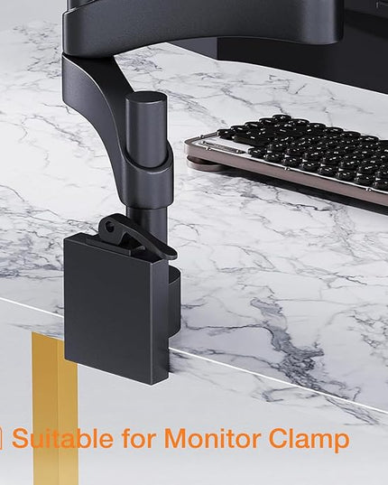 ODK Laptop Desk Study Desk, 32 Inch Small Desk, Writing Desk with Storage, Work Table with Headphone Hook for Small Space Home Office, White Marble + Gold Leg - LeafyLoom