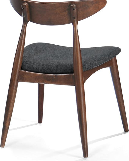 Christopher Knight Home Barron Fabric Dining Chairs, 2-Pcs Set, Charcoal - LeafyLoom