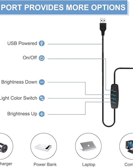 LED Desk Lamp,Adjustable Swing Arm Desk Lamp with Clamp,Dimmable Desk Light Eye-Care Table Light, Memory Function, 3 Color Modes, 10-Level Brightness Table Lamp for Home, Office, Study, Reading - LeafyLoom