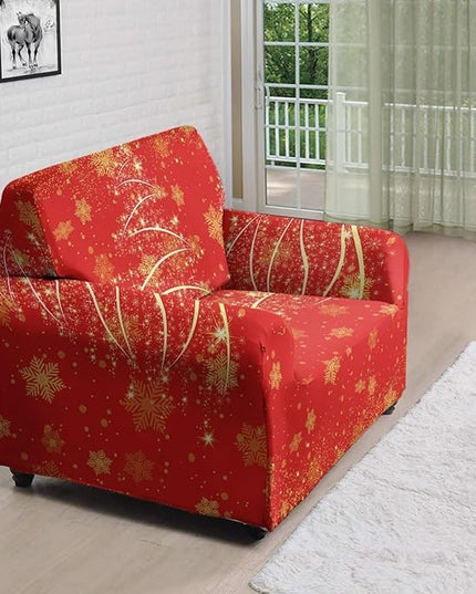 FKELYI Easy Going Stretch Sofa Slipcover Christmas Tree Sofa Couch Cover Washable Sofa Slipcovers Comfortable Furniture Protector S FKELYI