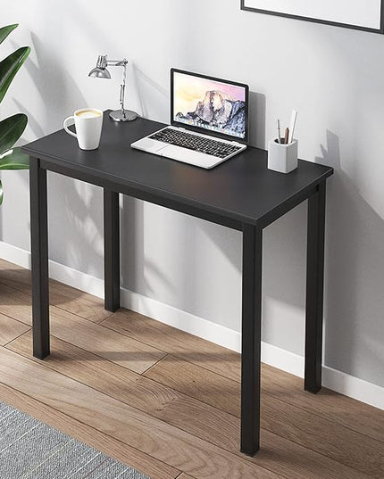sogesfurniture 31.5 inches Office Desk Computer Desk Gaming Desk Computer Table Sturdy Writing Workstation for Home Office, Black - LeafyLoom