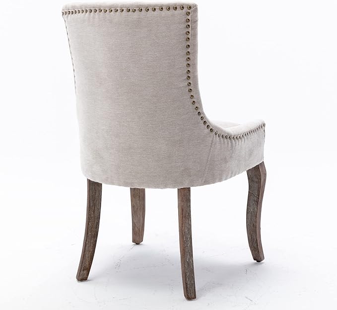 NicBex Haerin-SD-00083-LWJ Dining Chairs, 24"x21.6"x36.4", Beige - LeafyLoom