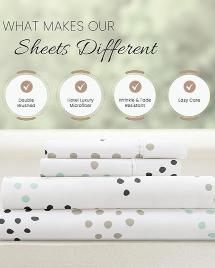Linen Market 4 Piece California King Bedding Sheet Set (Light Gray) - Sleep Better Than Ever with These Ultra-Soft Cooling Bed Sheets for Your California King Size Bed - Deep Pocket Fits 16" Mattress - LeafyLoom