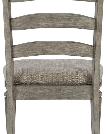 Signature Design by Ashley Lodenbay Classic Farmhouse Weathered Dining Chair, Set of 2, Antique Gray - LeafyLoom