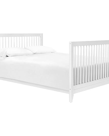 Babyletto Sprout 4-in-1 Convertible Crib with Toddler Bed Conversion Kit in White, Greenguard Gold Certified - LeafyLoom