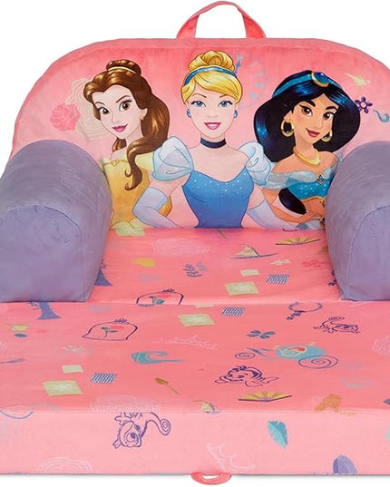 Delta Children Cozee Buddy Flip-Out Kids Chair, Disney Princess - LeafyLoom