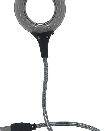 The Beadsmith Bright FX USB LED Light, 18 LED Lights for Max Brightness, Flexible Metal Wire for multiple positions, easy On/Off Switch, plugs into any USB port - LeafyLoom