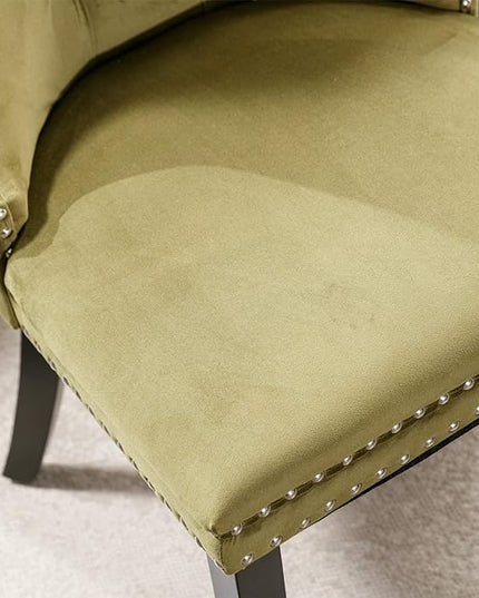 NicBex Haerin-SD-00101-LWJ Dining Chairs, 25.5"x19.7"x37.4", Olive Green - LeafyLoom