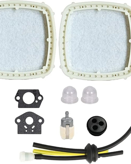 A226002160 Air Filter Fuel Line Repower Maintenance Tune Up Kit 90183Y for Echo PB-2520 PB2520 PB 2520 Blower Replaces Parts - LeafyLoom