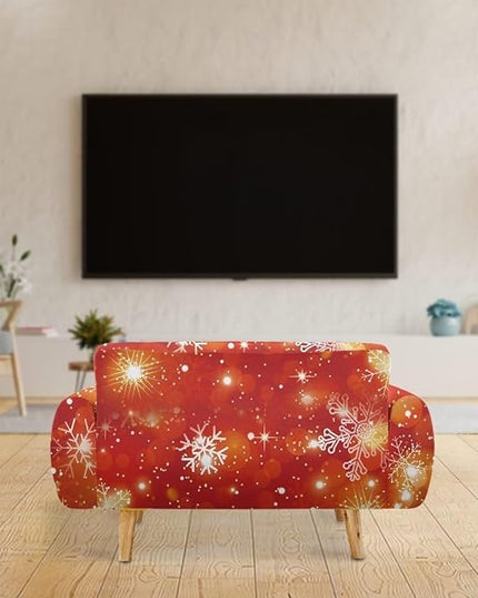 FKELYI Christmas Decor Sofa Couch Cover for Indoor Non-Slip Furniture Protector Easy Going Stretch Sofa Slipcover Washable Sofa Slipcovers L FKELYI