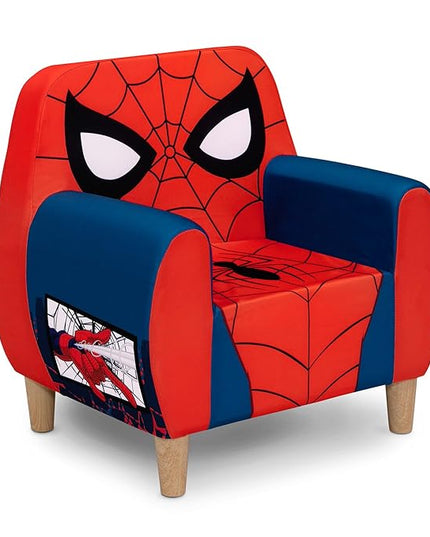Delta Children Marvel Spider Man Foam Chair for Kids, Red - LeafyLoom