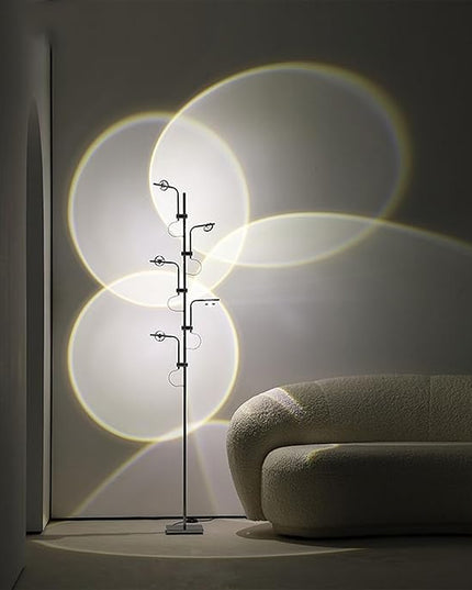 Sunset Lamp Tacahe Rgbw Halo Projector Floor Lamp Funny Led Corner Sunset Floor Lamp Gaming Room Decor for Bedroom Living Room Restaurant Dance Studio Novelty Tighting - LeafyLoom
