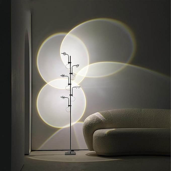 Sunset Lamp Tacahe Rgbw Halo Projector Floor Lamp Funny Led Corner Sunset Floor Lamp Gaming Room Decor for Bedroom Living Room Restaurant Dance Studio Novelty Tighting - LeafyLoom
