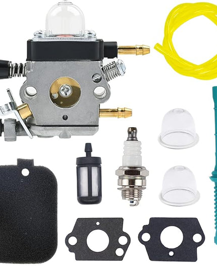 BG55 Carburetor with Air Filter Tune Up Kit for Stihl BG45 BG46 BG55 BG65 BG85 SH55 SH85 BG55C BG55Z BG85C Leaf Blower Parts Replace 4229 120 0606 Zama C1Q-S68 C1Q-S64 - LeafyLoom