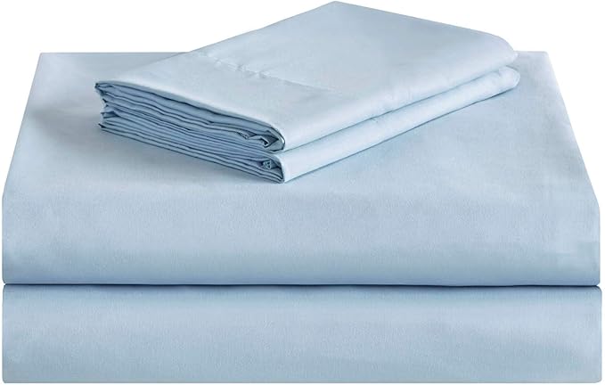 Comfort Spaces Girls Bed in A Bag Floral Comforter Set College Dorm Room Essentials, Complete Dormitory Bedroom Pack And Sheet with 2 Side Pocket Includes Extra Pillowcase Sets, Queen, Medallion Blue - LeafyLoom