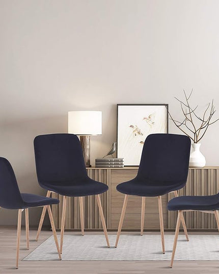NicBex Haerin-SD-00382-LWJ Dining Chairs, 22.8"x17.7"x33.5", Black - LeafyLoom