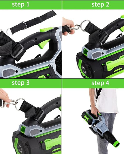 Car Drying Nozzle for EGO Leaf Blower Work for EGO 530 575 580 615 650 765 670 1 Pack + Shoulder Strap - LeafyLoom