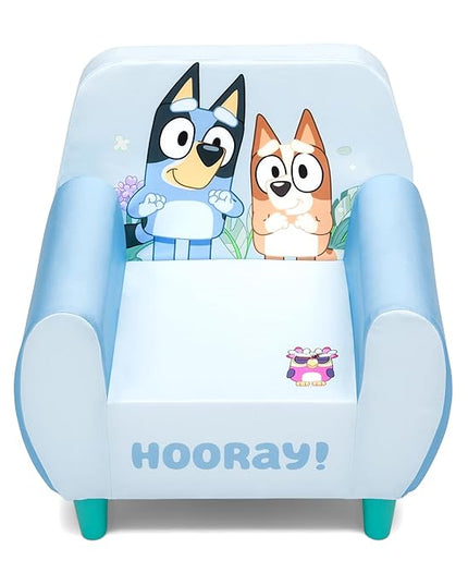 Delta Children Bluey Foam Chair, Blue - LeafyLoom